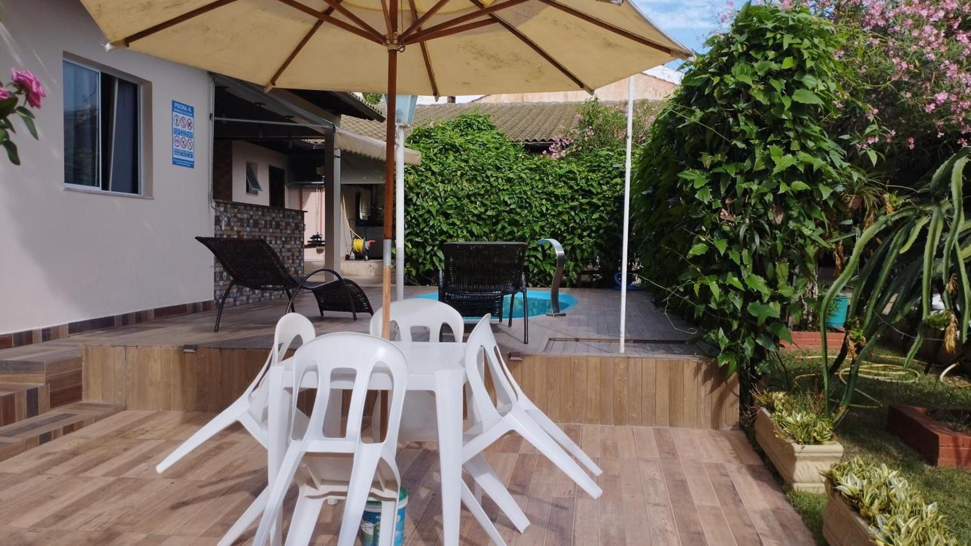 Casa C/ Piscina E Area Gourmet, 5 Min Da Praia. Гуарапарі Екстер'єр фото