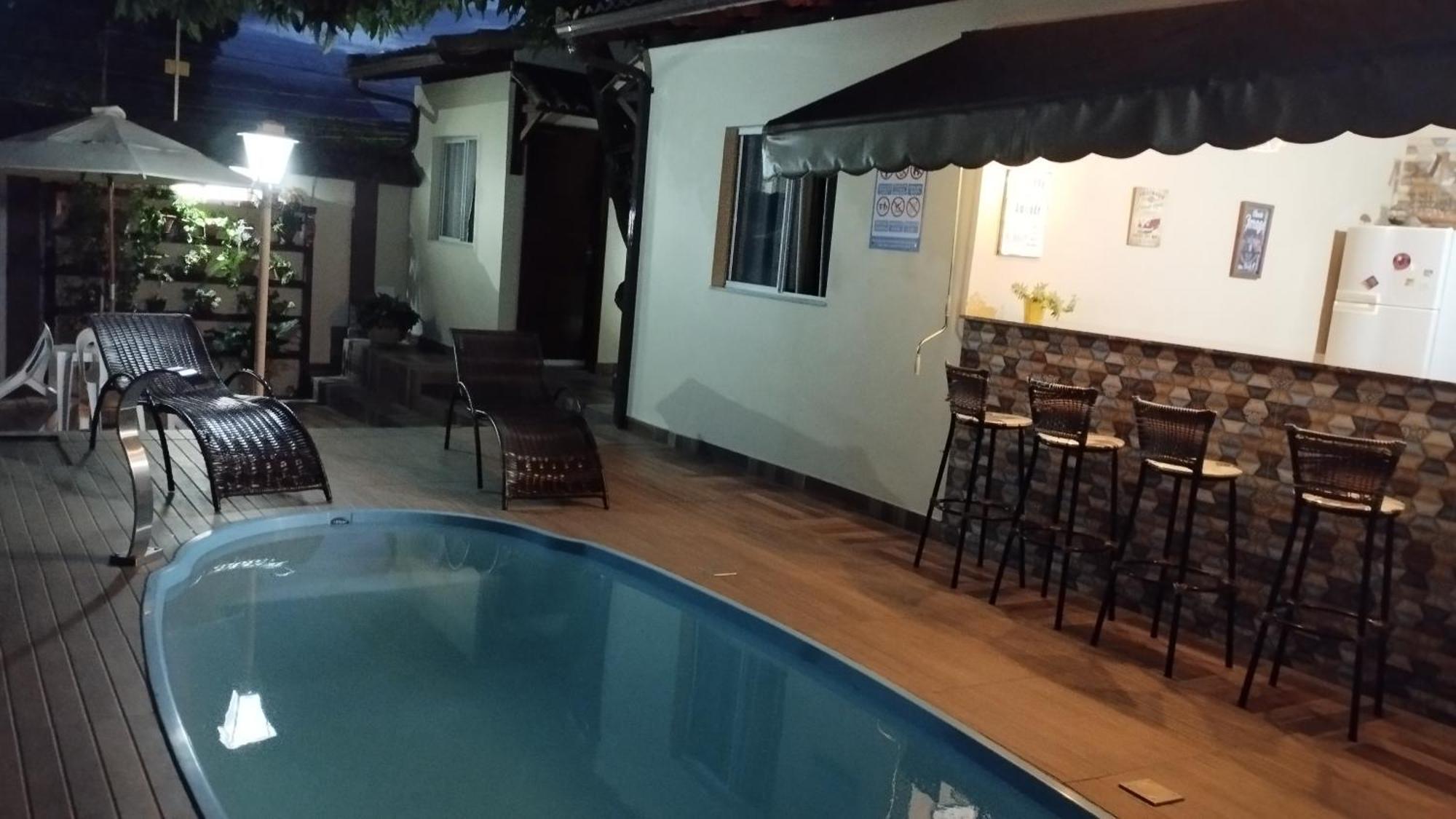 Casa C/ Piscina E Area Gourmet, 5 Min Da Praia. Гуарапарі Екстер'єр фото