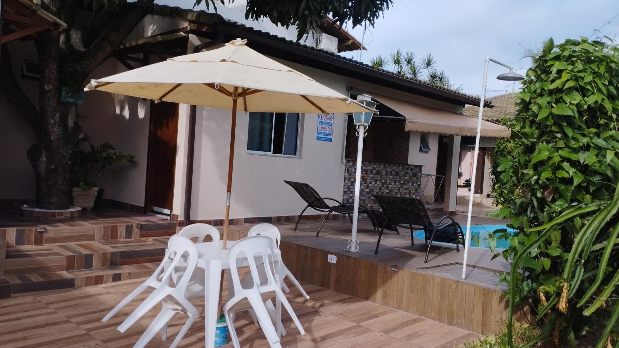 Casa C/ Piscina E Area Gourmet, 5 Min Da Praia. Гуарапарі Екстер'єр фото