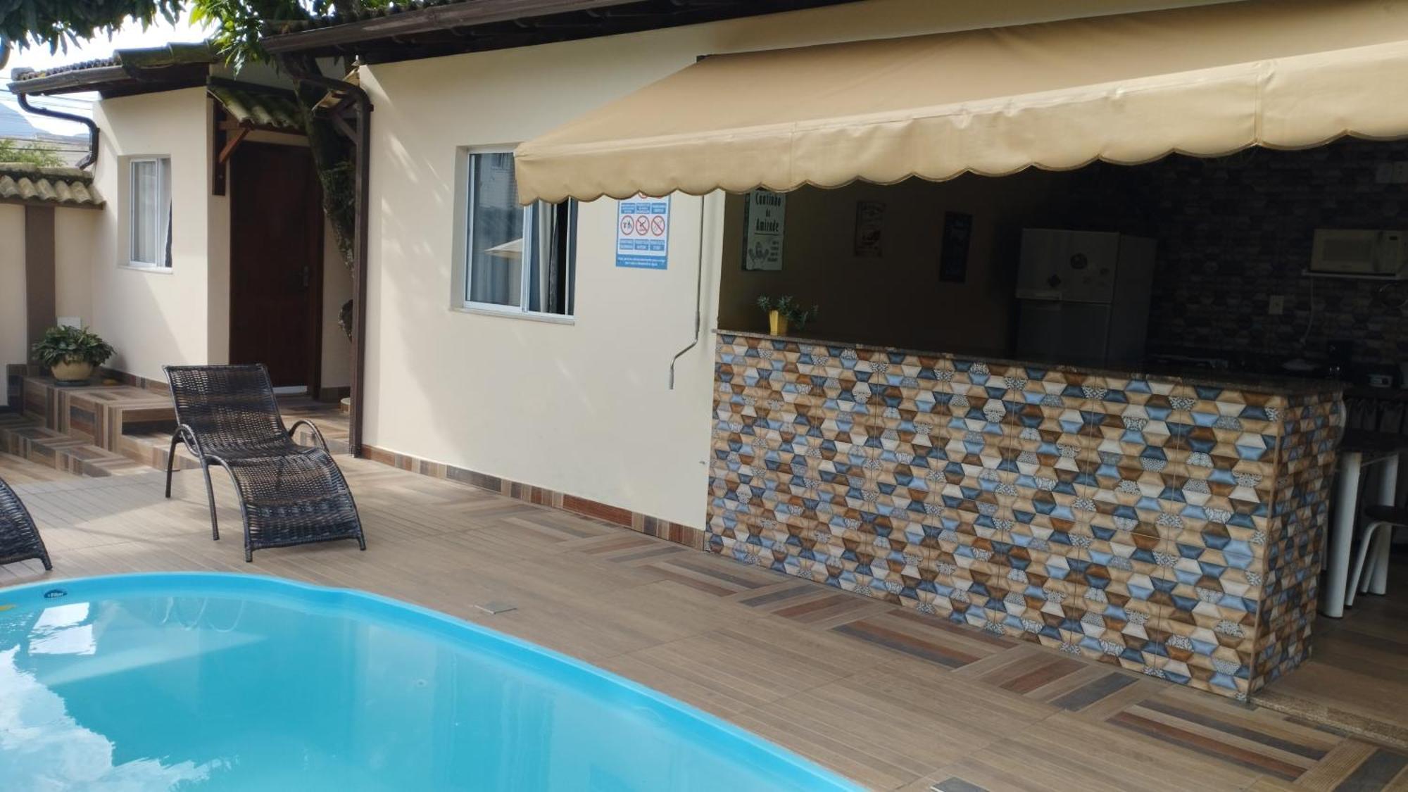 Casa C/ Piscina E Area Gourmet, 5 Min Da Praia. Гуарапарі Екстер'єр фото